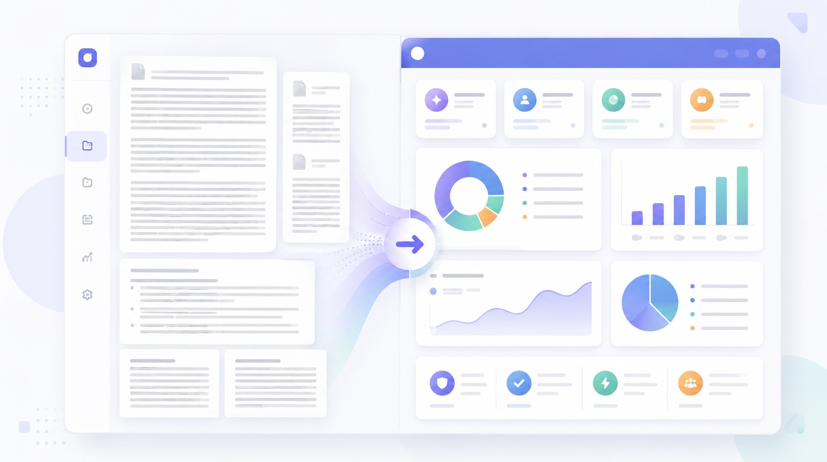 Text to Infographic Converter Interface