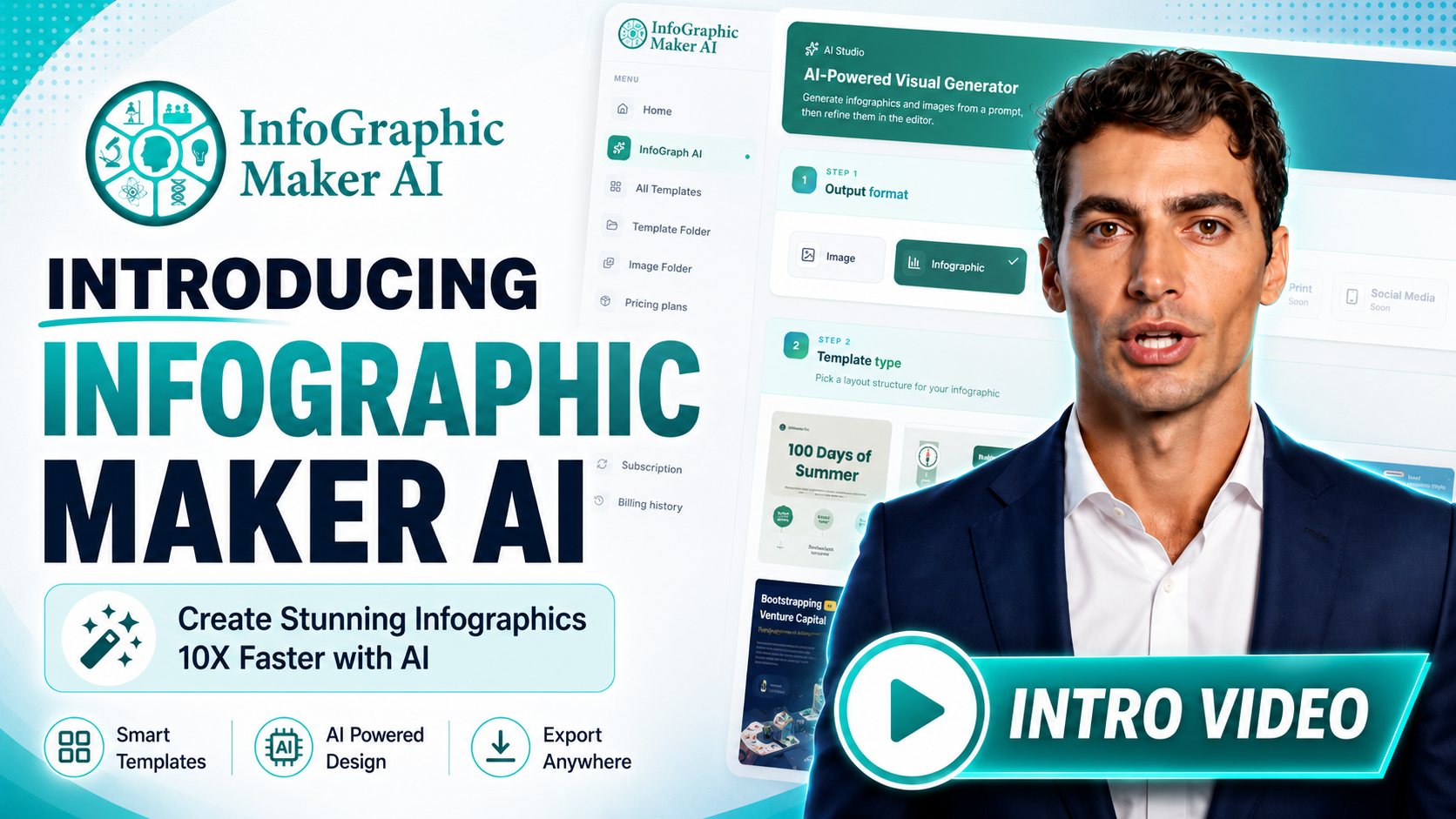 InfoGraphic Maker editor video preview