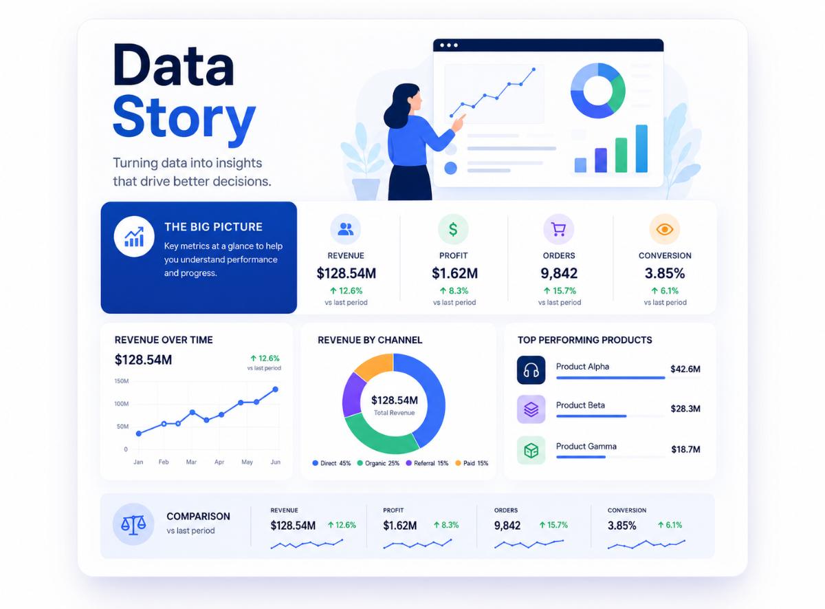 Comparison infographic template