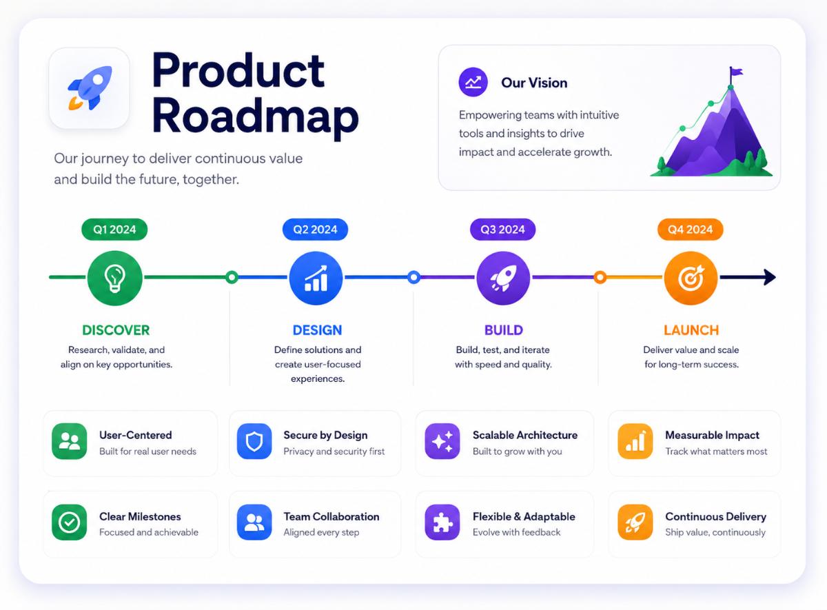 Process infographic template